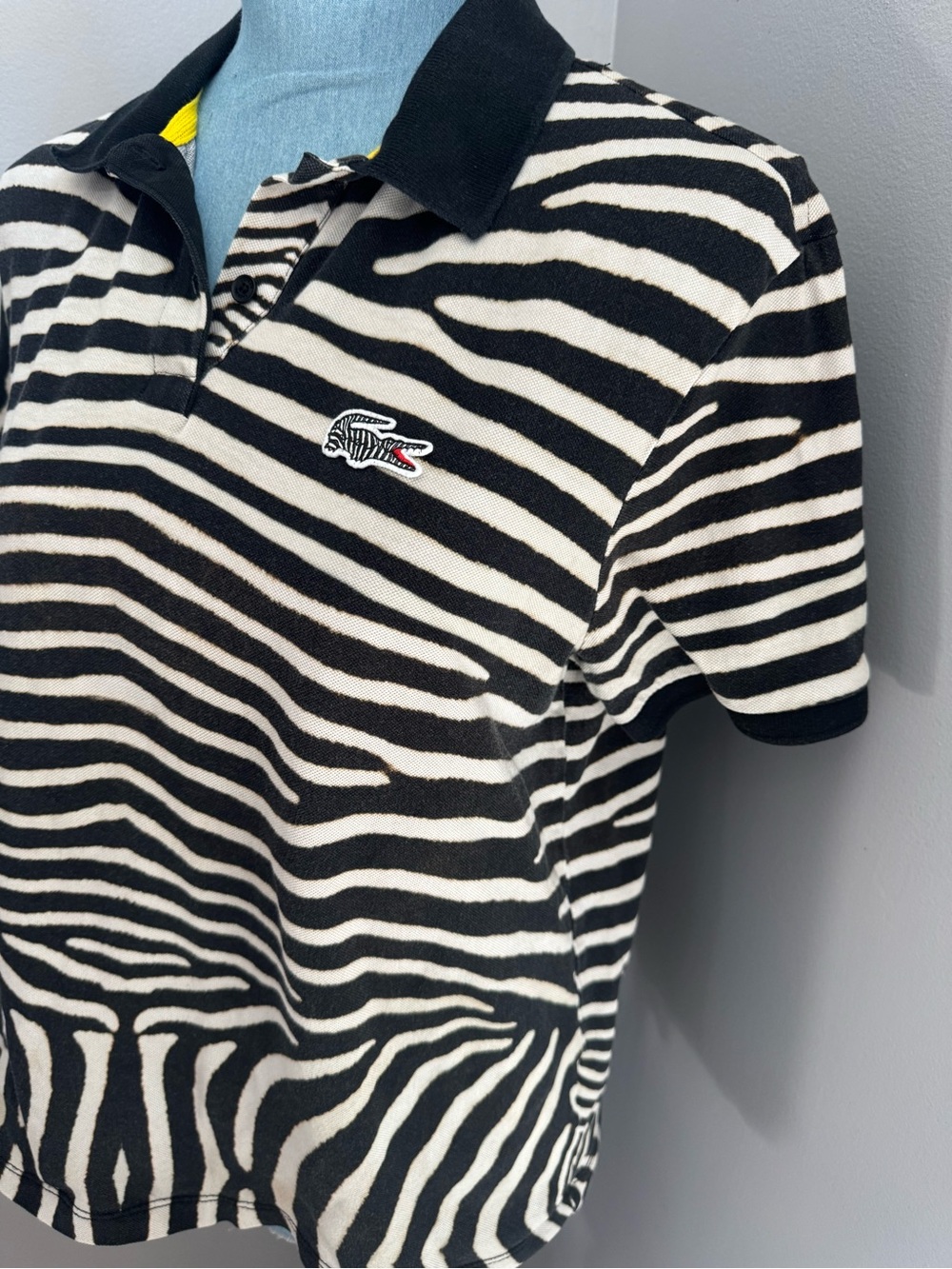 Lacoste National Geographic capsule collection Zebra printed limited edition